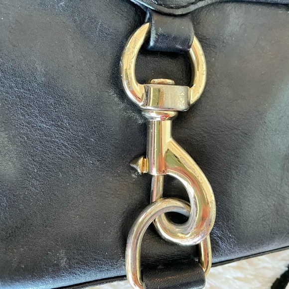 Rebecca Minkoff black and gold MAC crossbody - Picture 4 of 4